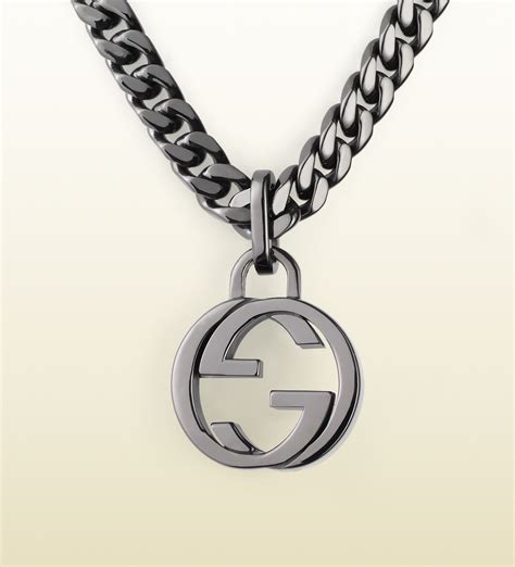 gucci womens silver necklace|gucci interlocking g heart necklace.